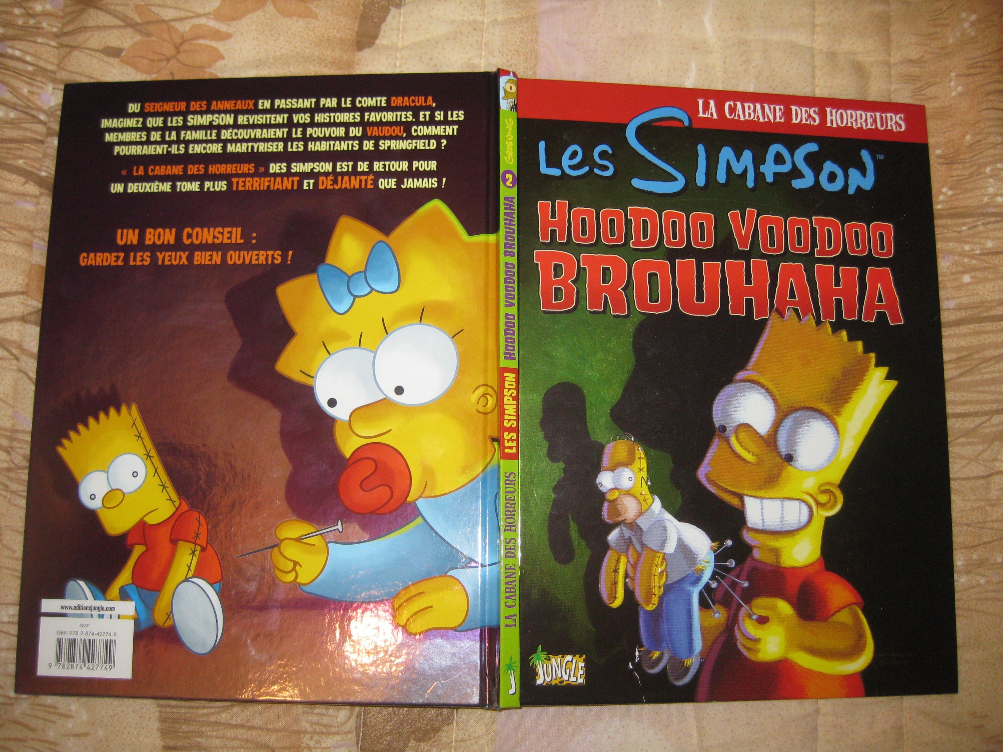 livres et bd des simpsons